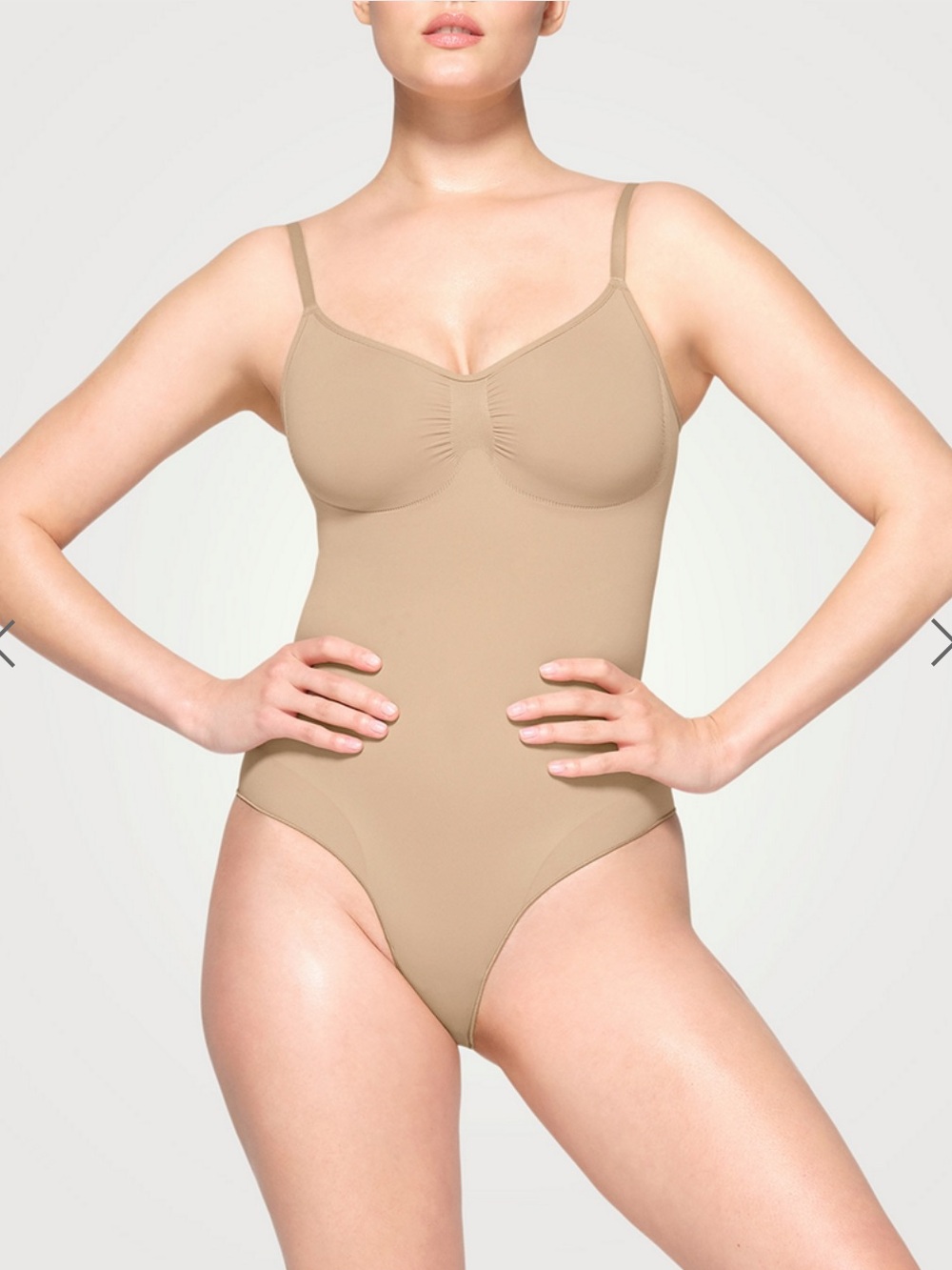SKIMS Beige Sculpting Bodysuit